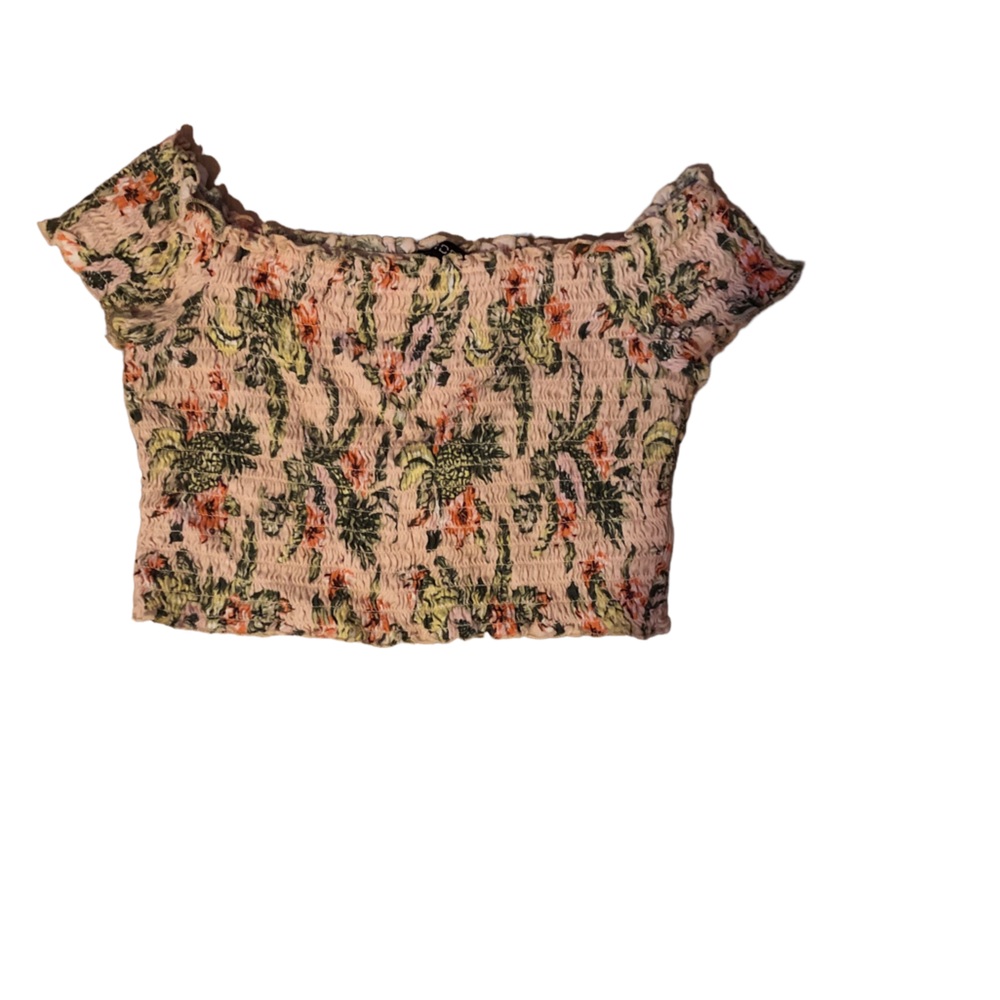 Cute flowery summer top